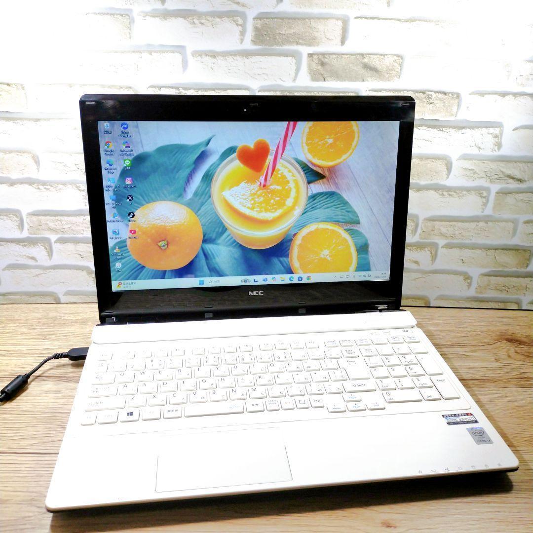 初心者向け☆NECノートパソコンWindows11 Webカメラ DVD付き