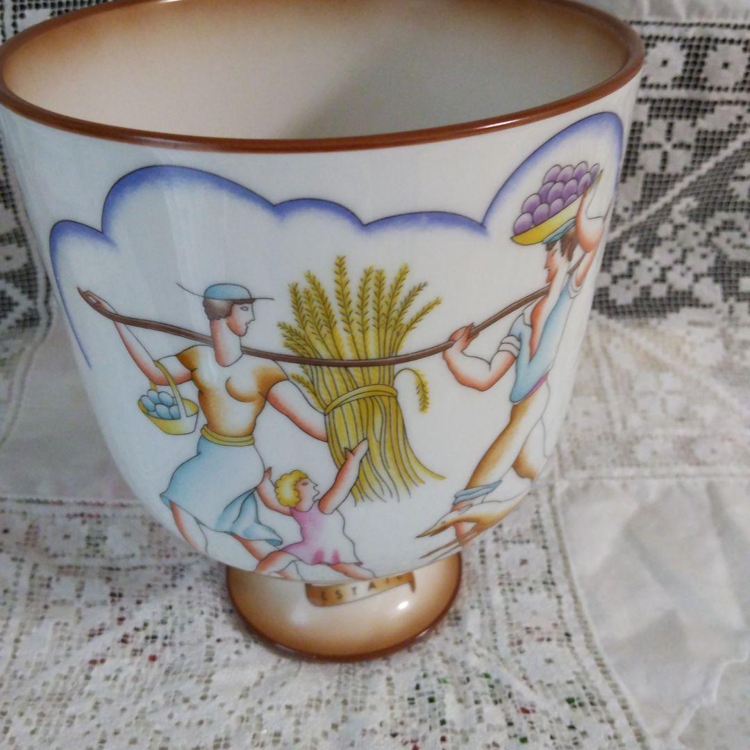 リチャードジノリ ジォポンティのフラワーベース夏花瓶