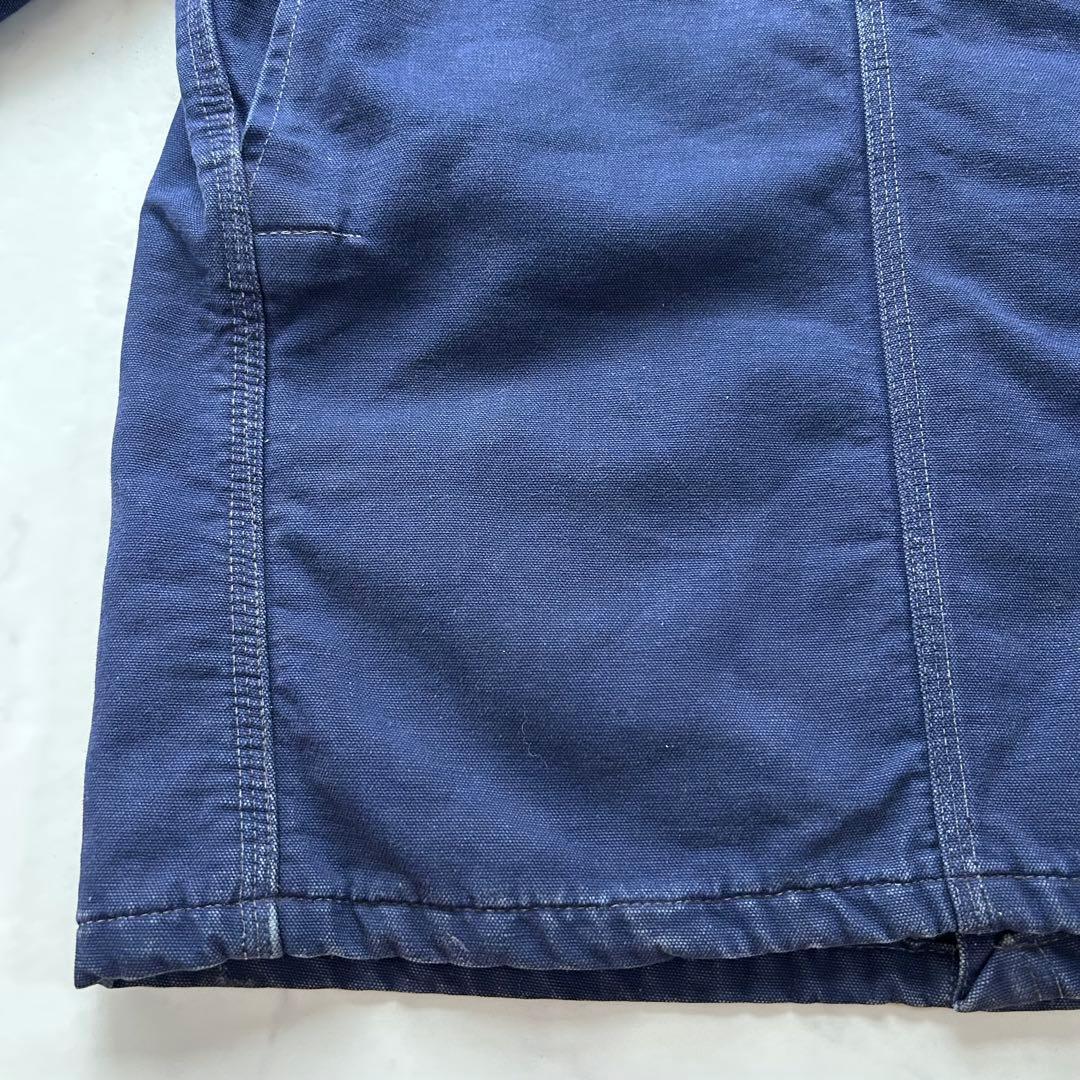 【100周年】80s 星タグ カーハート ミシガンチョアコート ネイビー 40