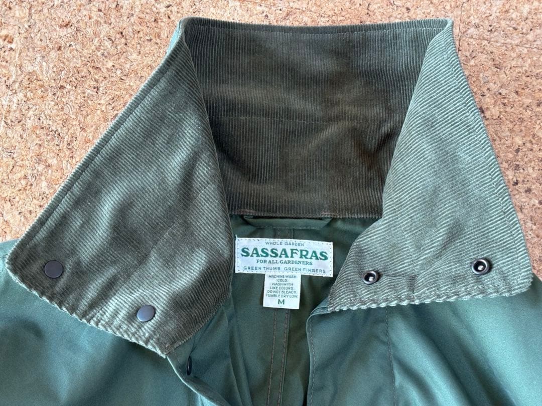 ササフラス　コート　SASSAFRAS Digs Coat サイズＭ　オリーブ