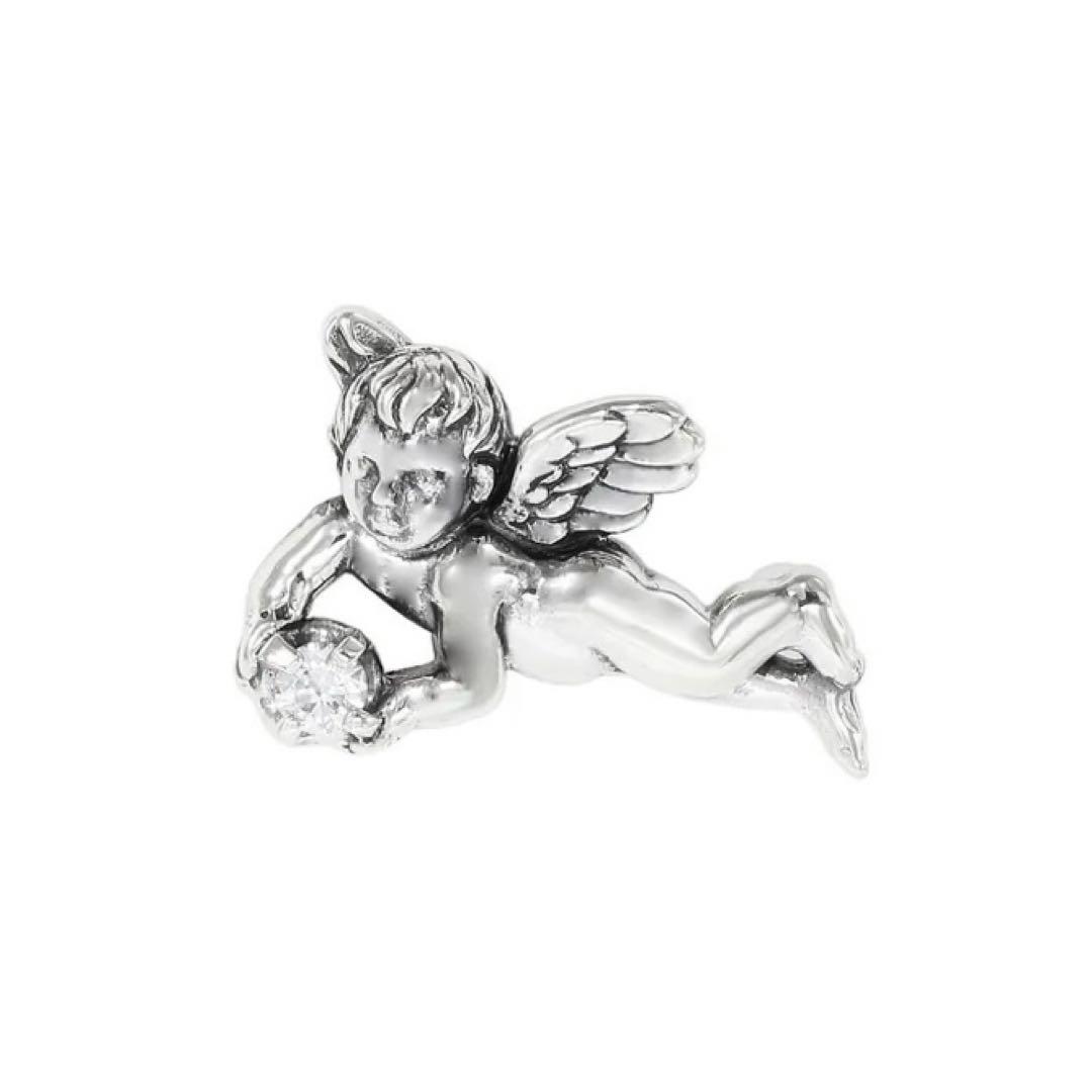 ジャスティンデイビス　ピアス　天使　ジルコニア　エンジェル　片耳