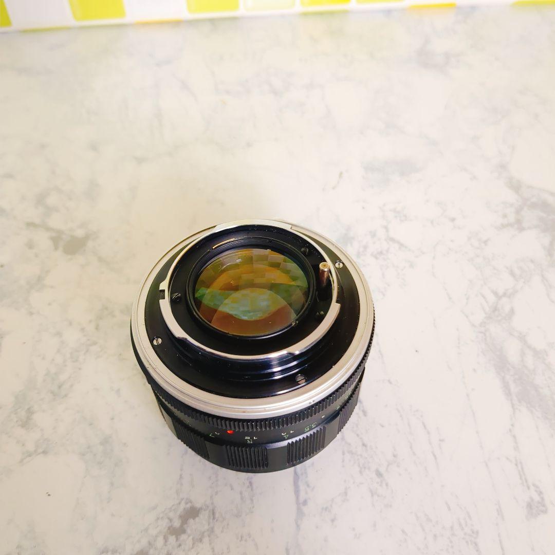 後期型 MINOLTA AUTO ROKKOR-PF 58mm f1.4 レンズ