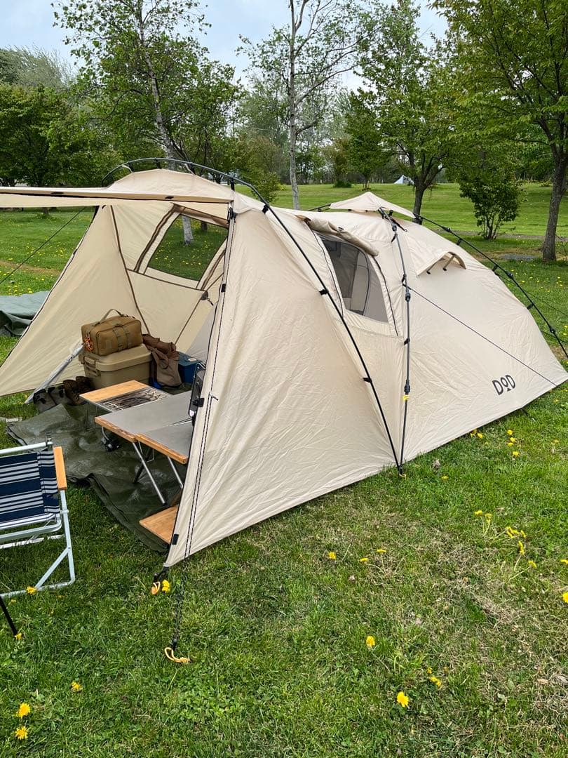 DOD ライダーズタンデムテントT3-485 ベージュ