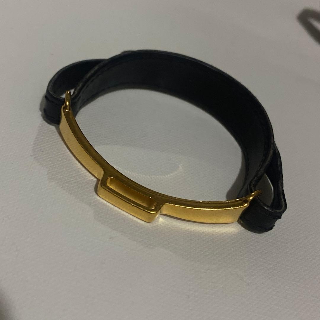 エルメス　レザー　バングル　ブレスレット