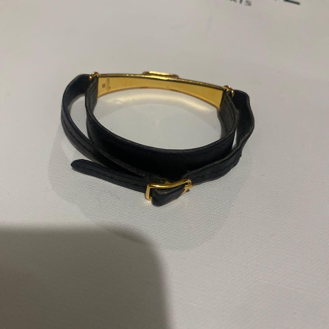 エルメス　レザー　バングル　ブレスレット