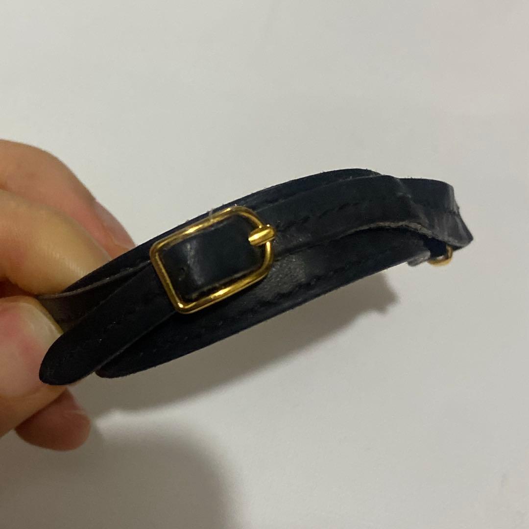 エルメス　レザー　バングル　ブレスレット