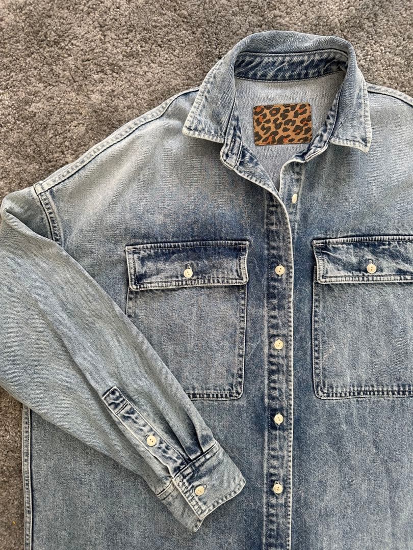 ウィムガゼット　デニムオーバーシャツ　Gジャン