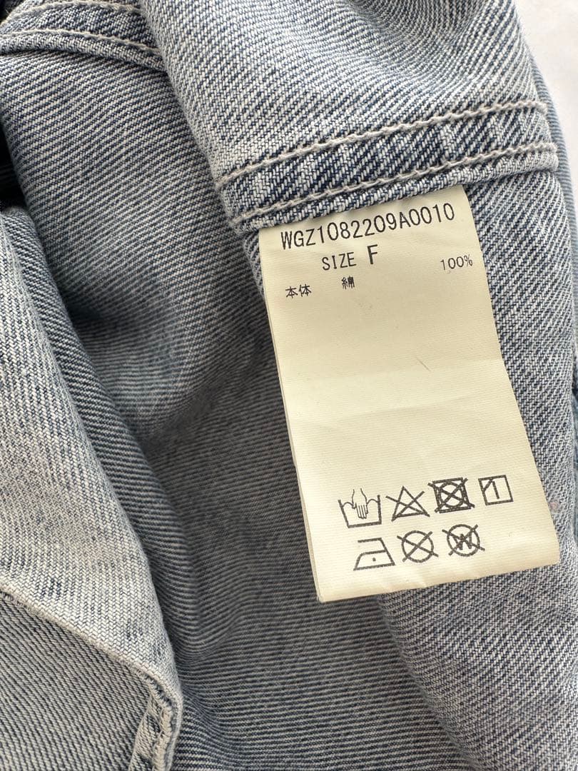 ウィムガゼット　デニムオーバーシャツ　Gジャン