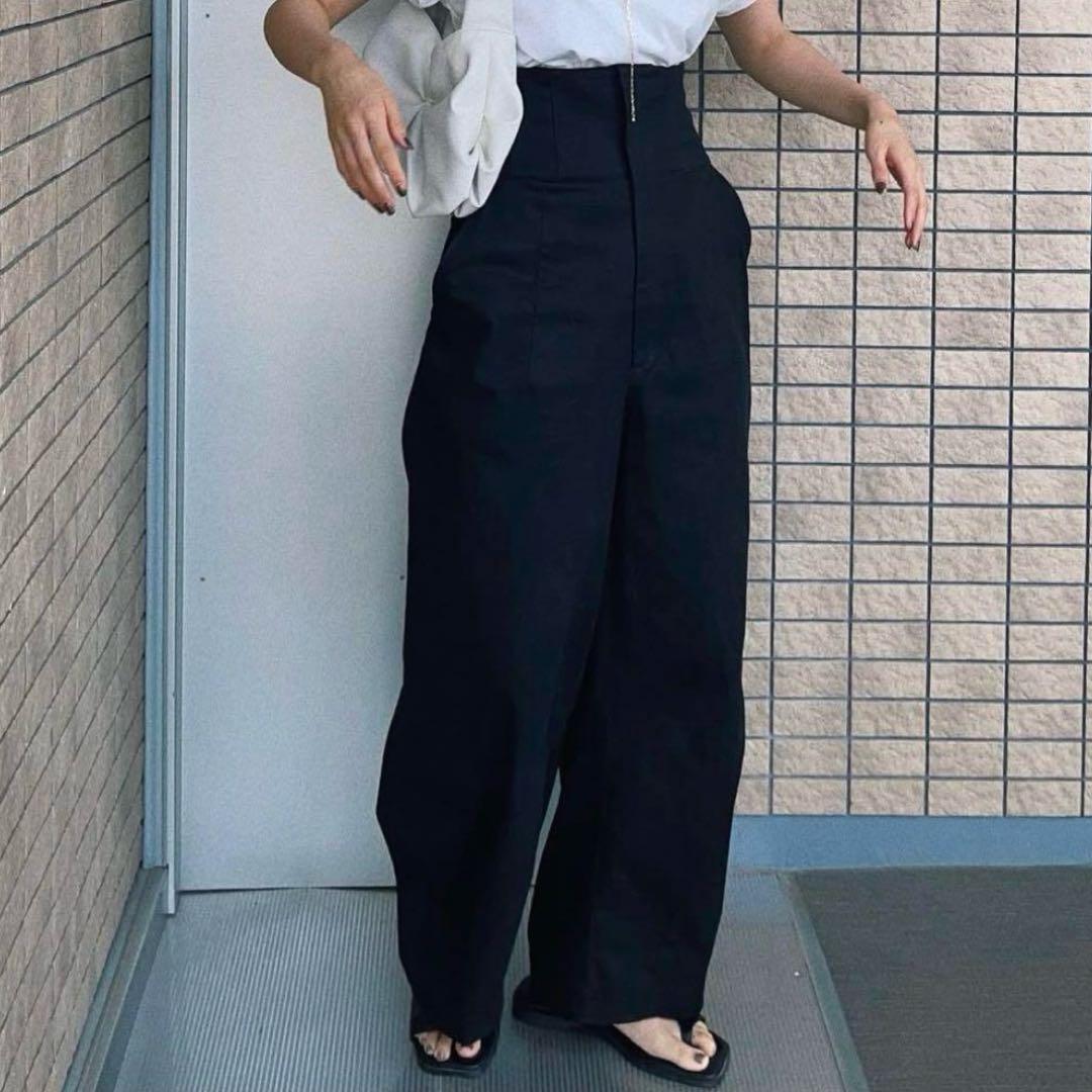 knuth marf レースアップパンツ/brack