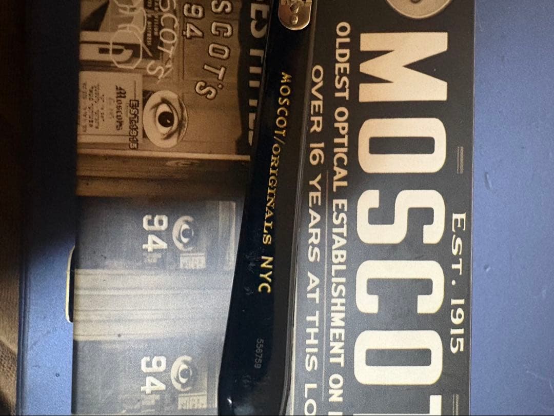 MOSCOT レムトッシュ　46サングラス　ガラスレンズ付き