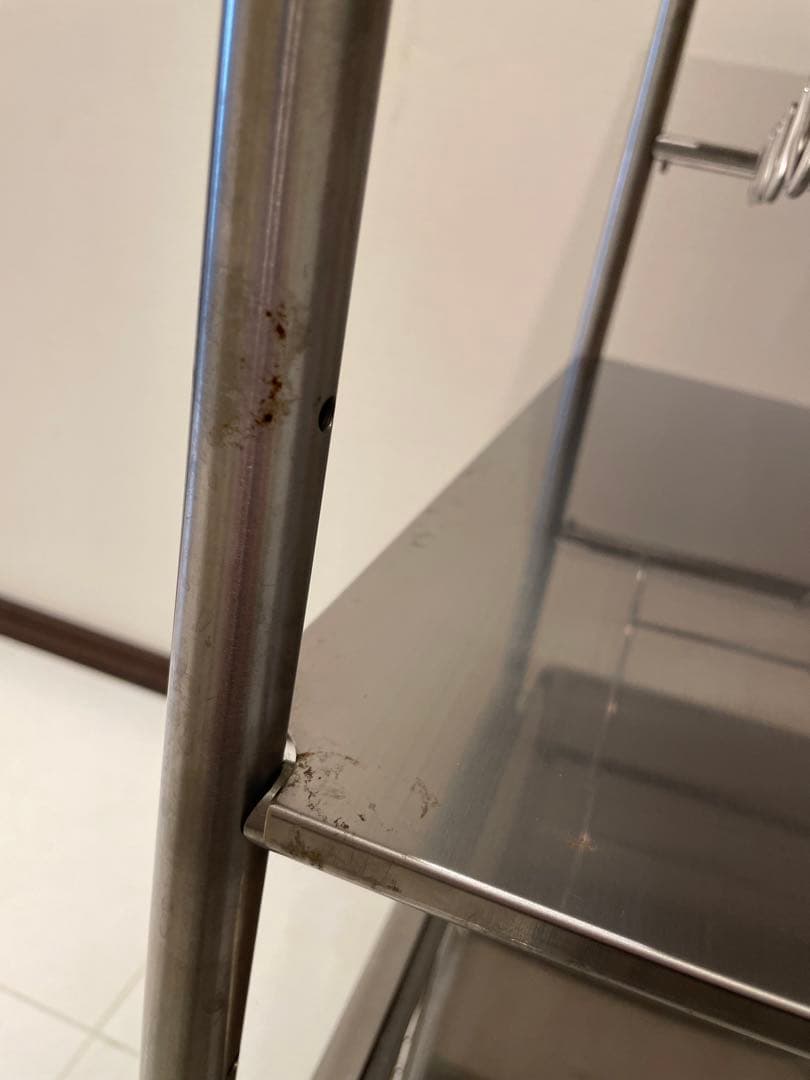 廃盤品　IKEA イケア ステンレス製キッチンワゴン