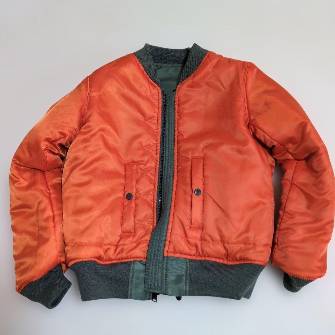 ⭐️極美品⭐️AVIREX　MA-1フライトジャケット　カーキ　レディースL