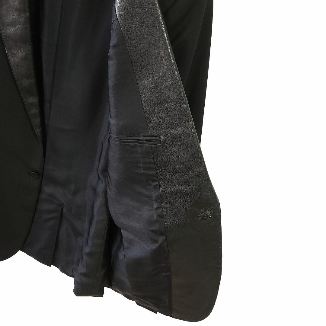 14ss SAINT LAURENT PARIS スモーキングジャケット レザー