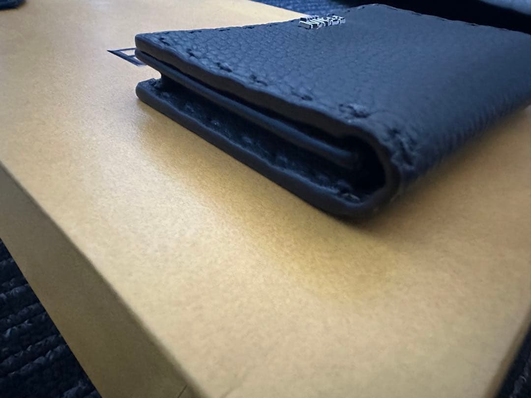 フェンディ FENDI セレリア ブラックレザー カードケース 名刺入れ