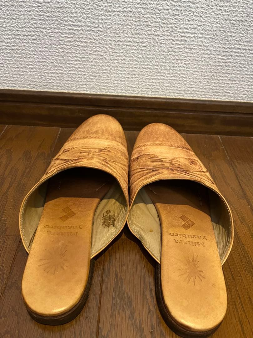 ミハラヤスヒロ 炙り あぶり アブリ スリッポンMIHARAYASUHIRO