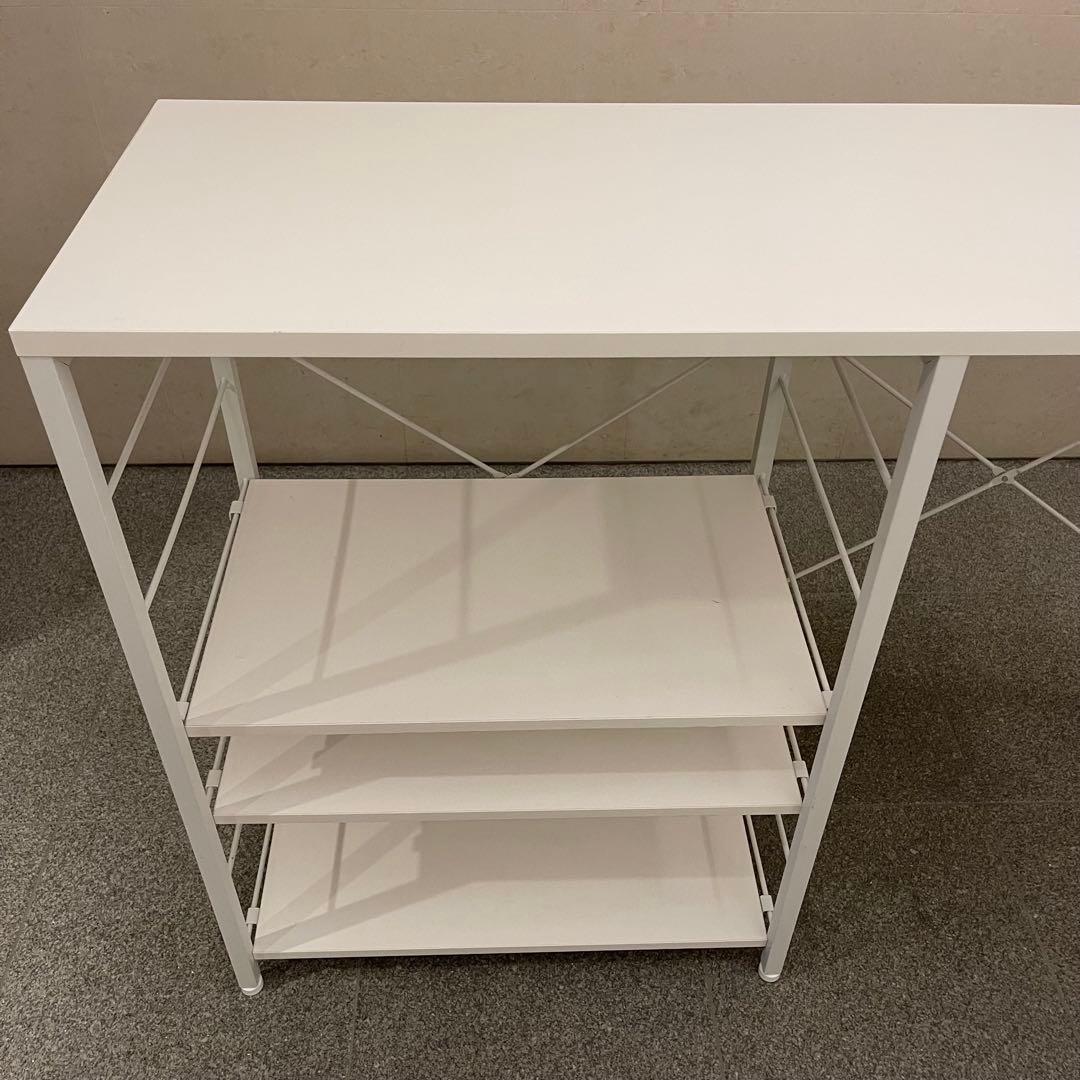 emery（エメリー）キッチンカウンター 120cm 幅 ホワイト