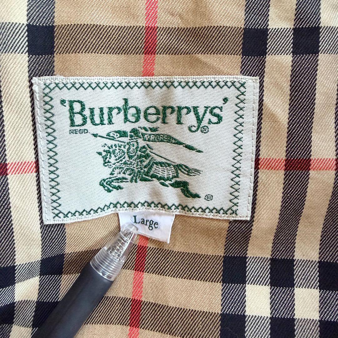 ダウンライナー　美品　バーバリーズ　ハンティングジャケット　ミリタリー　メンズL