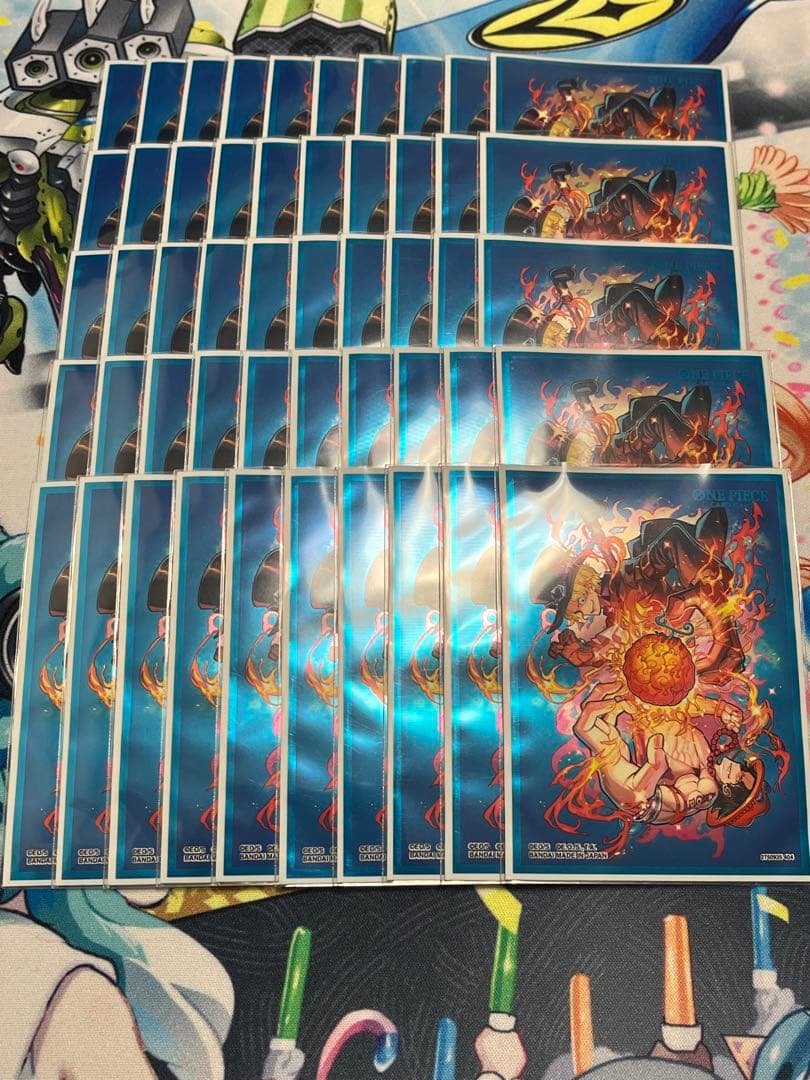 ワンピース　エース　サボ　海外限定　スリーブ　50枚