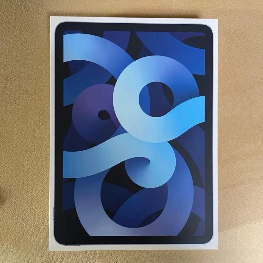 iPad Air第4世代ブルー本体　Apple Pencil バッテリー91%