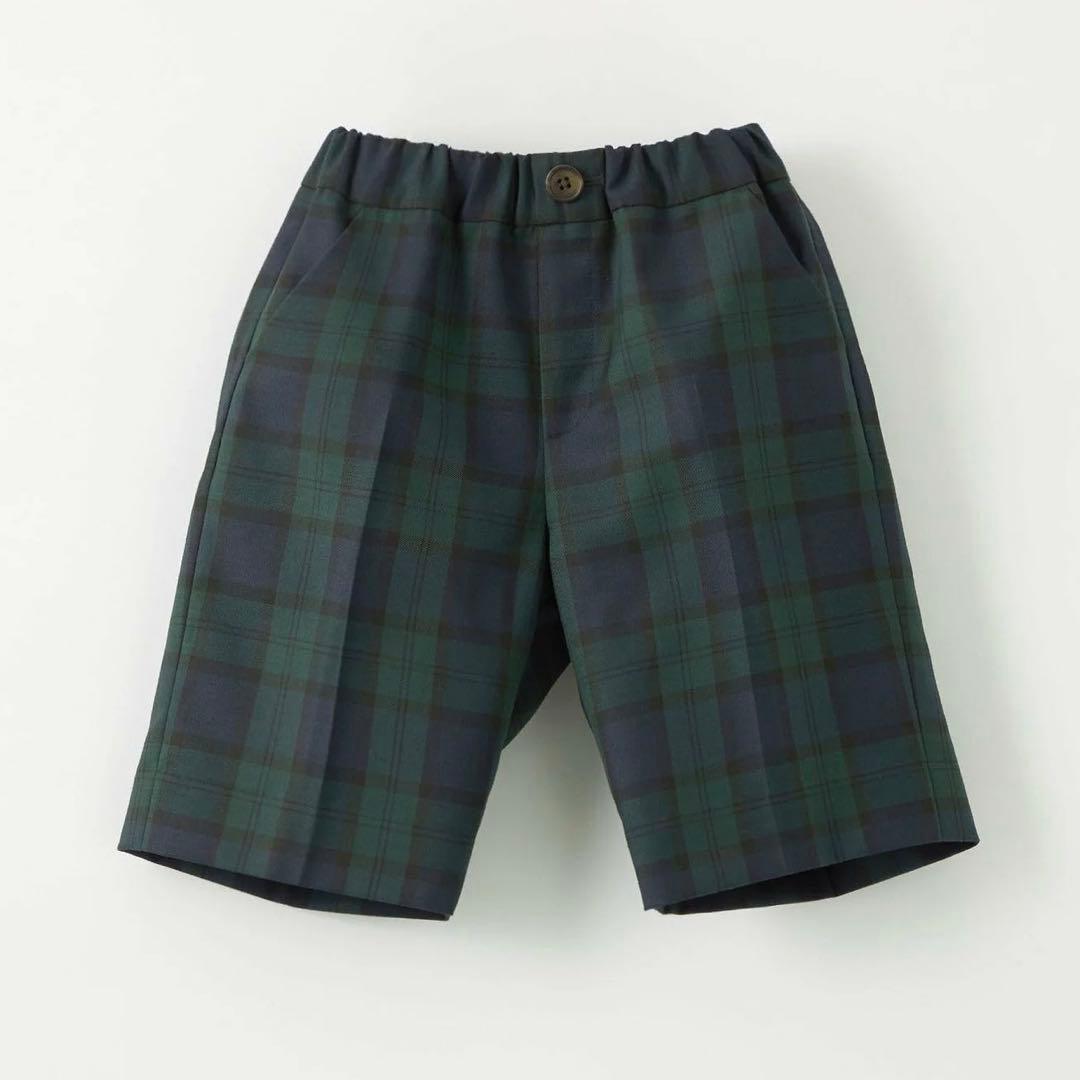 新品　グリーンレーベル　ジャケット　パンツ　ボウタイ　チーフ　シャツ　120cm