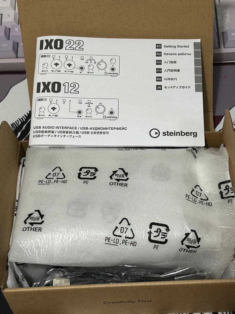 Steinberg USBオーディオインターフェイス IXO12 W