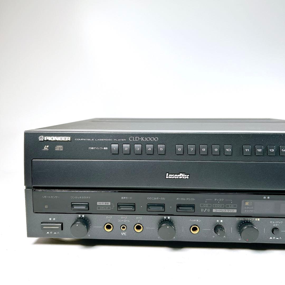 【美品】Pioneer LDプレーヤー CLD-K1000 レーザーディスク