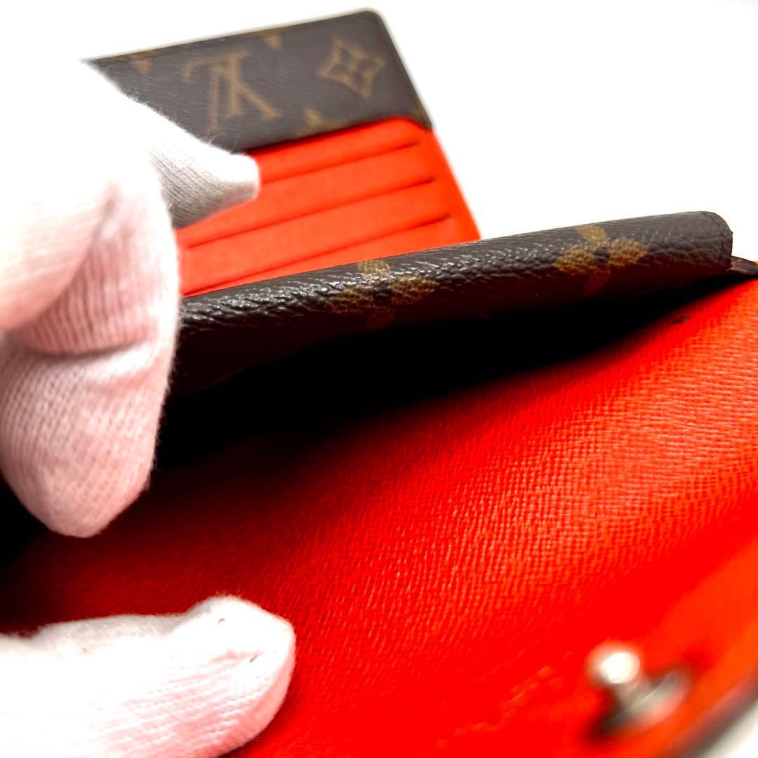 ルイヴィトン エピ×モノグラム ポルトフォイユ マリールーロン オレンジ