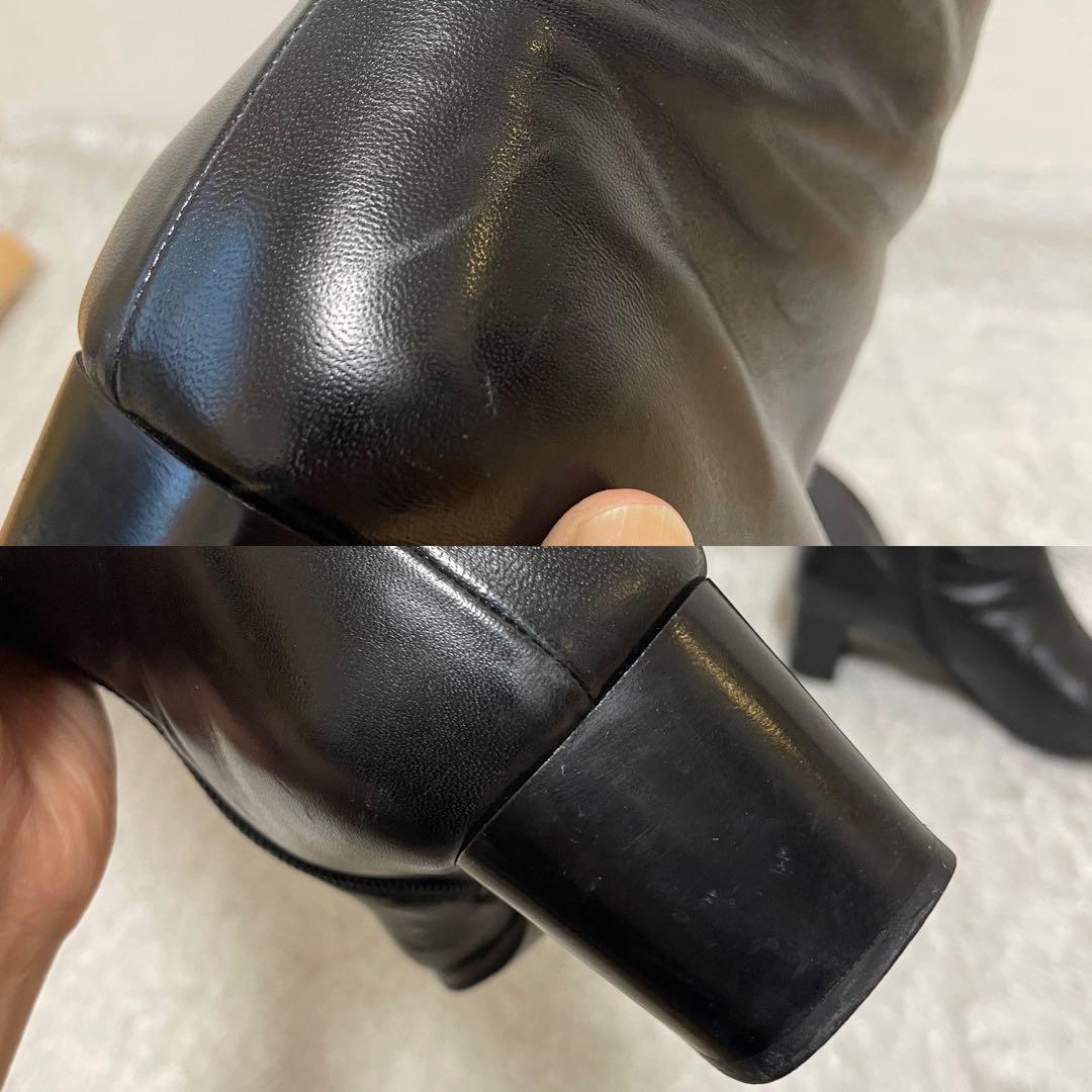 美品 Salvatore Ferragamo ロングブーツ 23.5cm