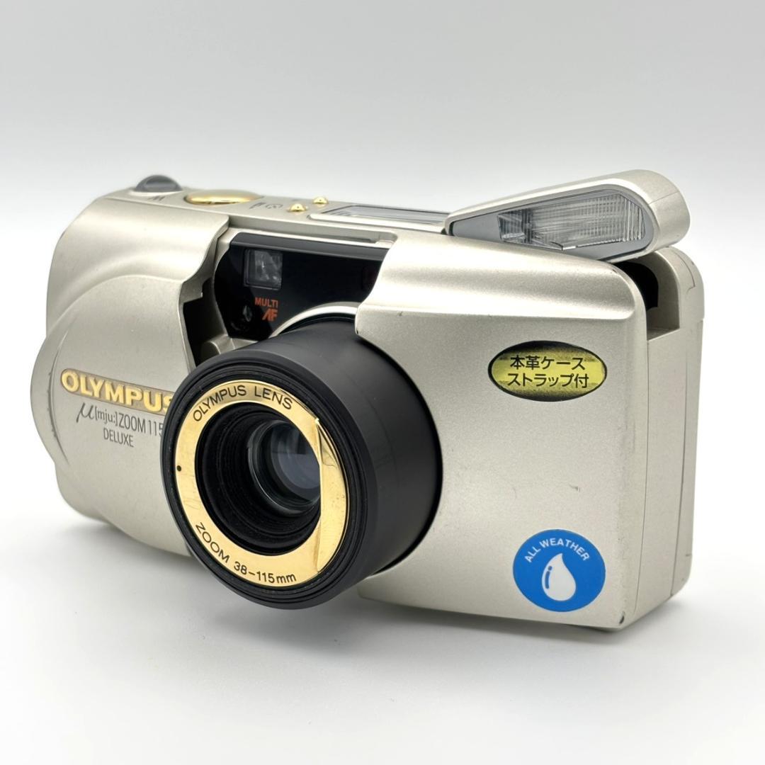 【美品 ケース付】OLYMPUS μ [mju] ZOOM 115 DELUXE