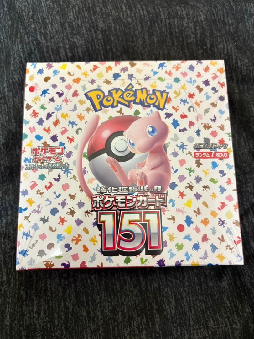 ポケモンカード 151 シュリンク付き新品未開封 1box