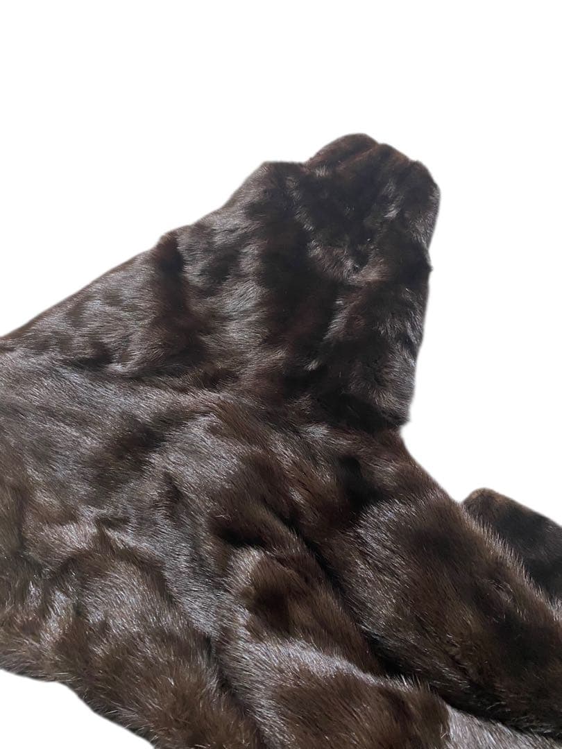 SAGA MINK サガミンク 銀サガ ファーコート 毛皮 FREESIZE