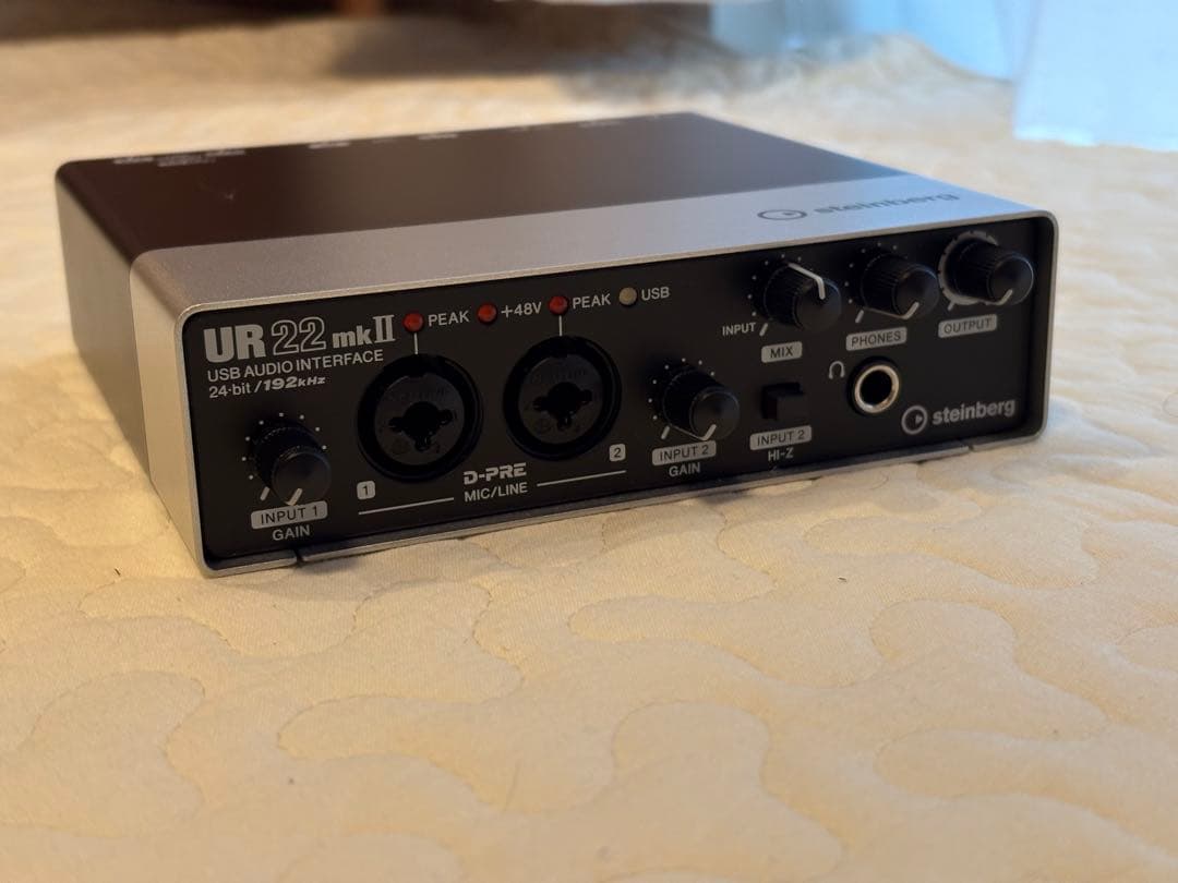 steinberg UR22 mkII USBオーディオインターフェース