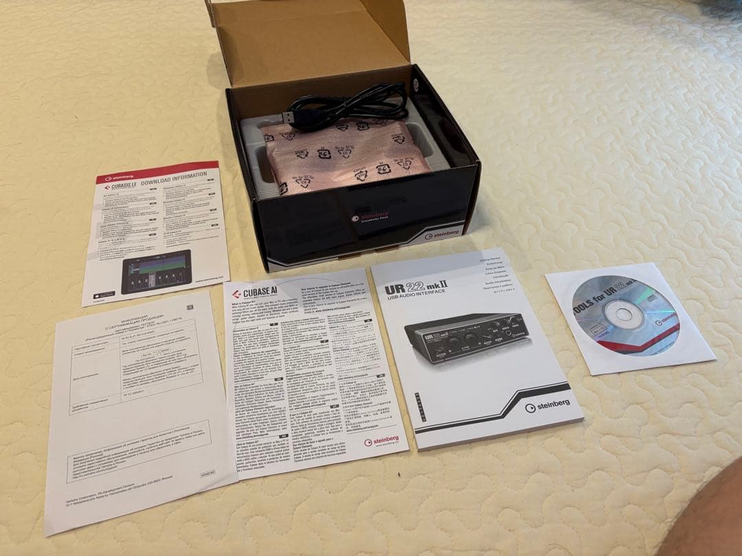 steinberg UR22 mkII USBオーディオインターフェース