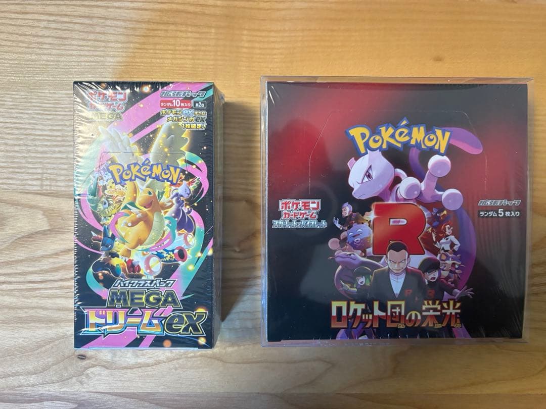 MEGAドリームex/ロケット団の栄光　box 未開封シュリンク有