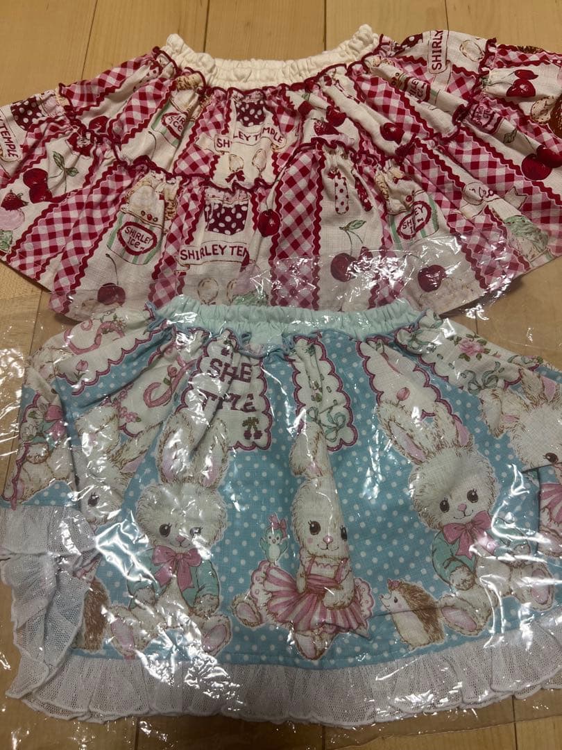 シャーリーテンプル♡ハンカチうさぎスカパンセット