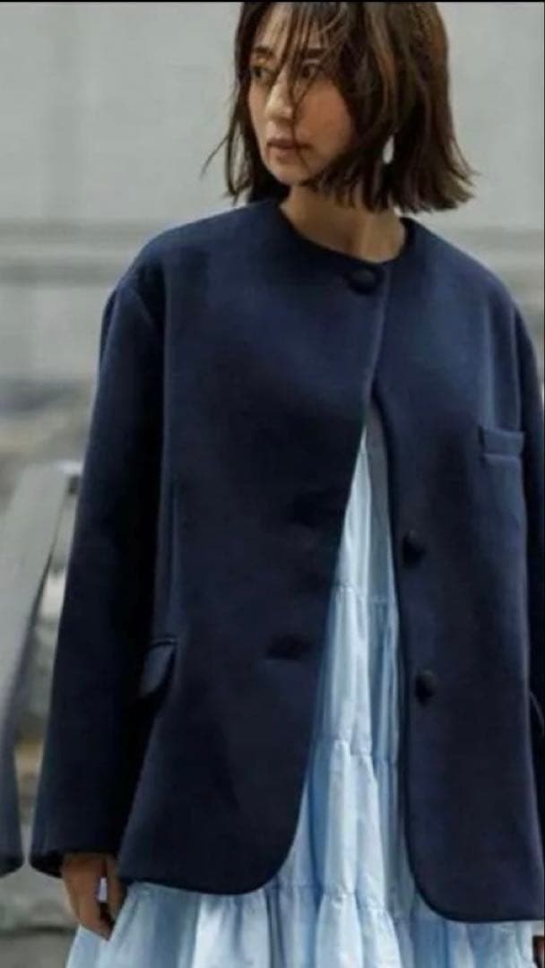 ※値下げ　FORME ノーカラージャケット　東原亜紀　金子綾