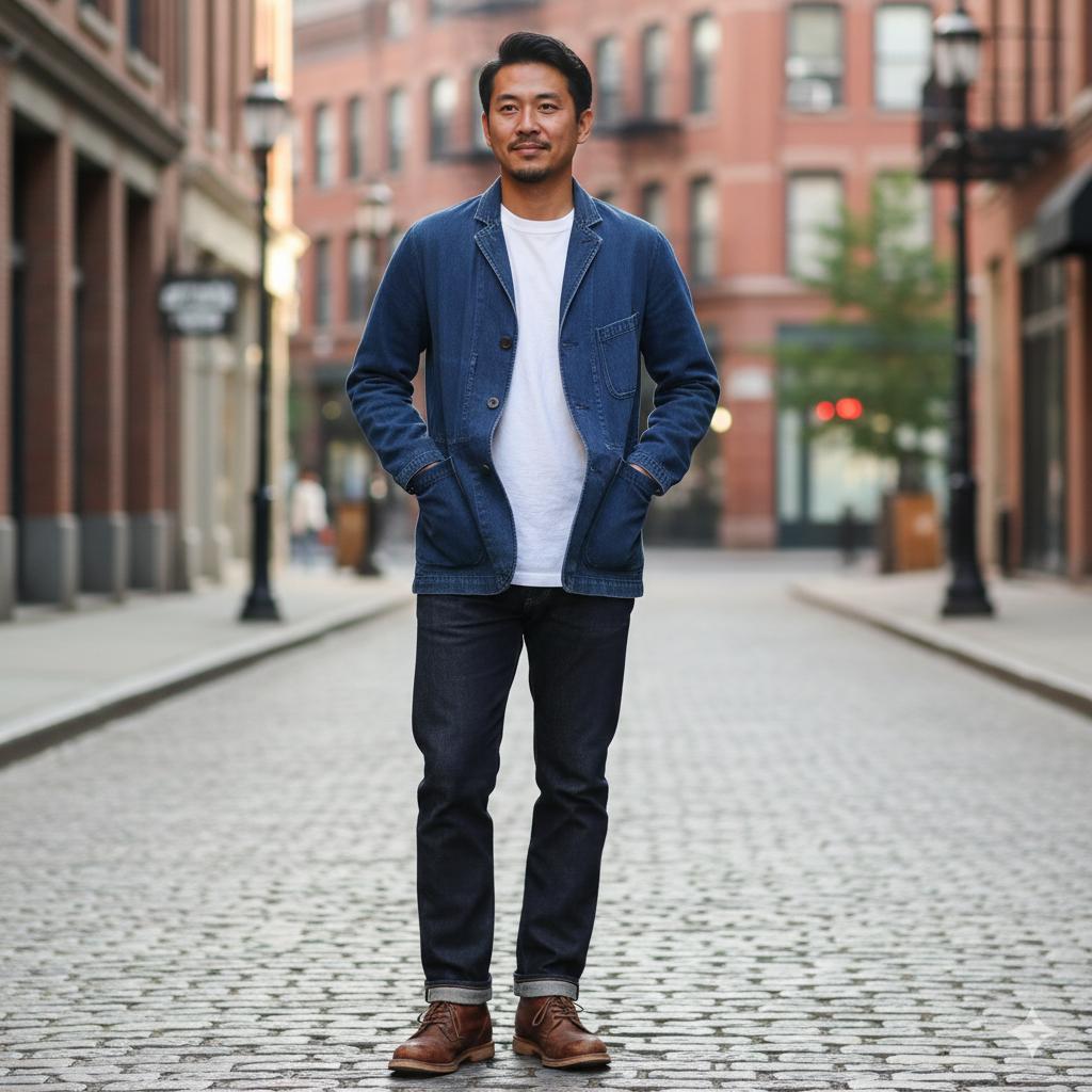 45rpm フォーティーファイブアールピーエム デニムジャケット カバーオール