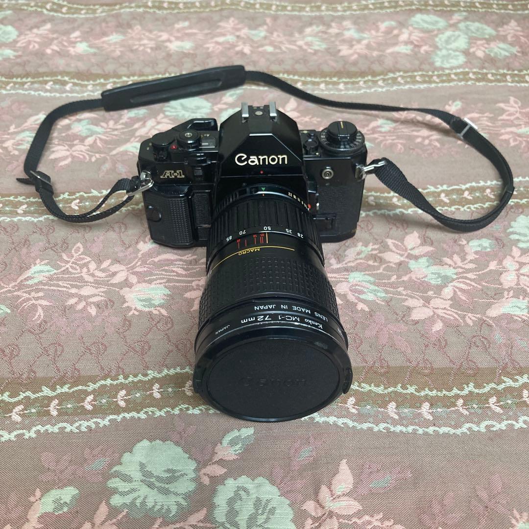 Canon A-1 一眼レフカメラ FD28〜85mmレンズ付き