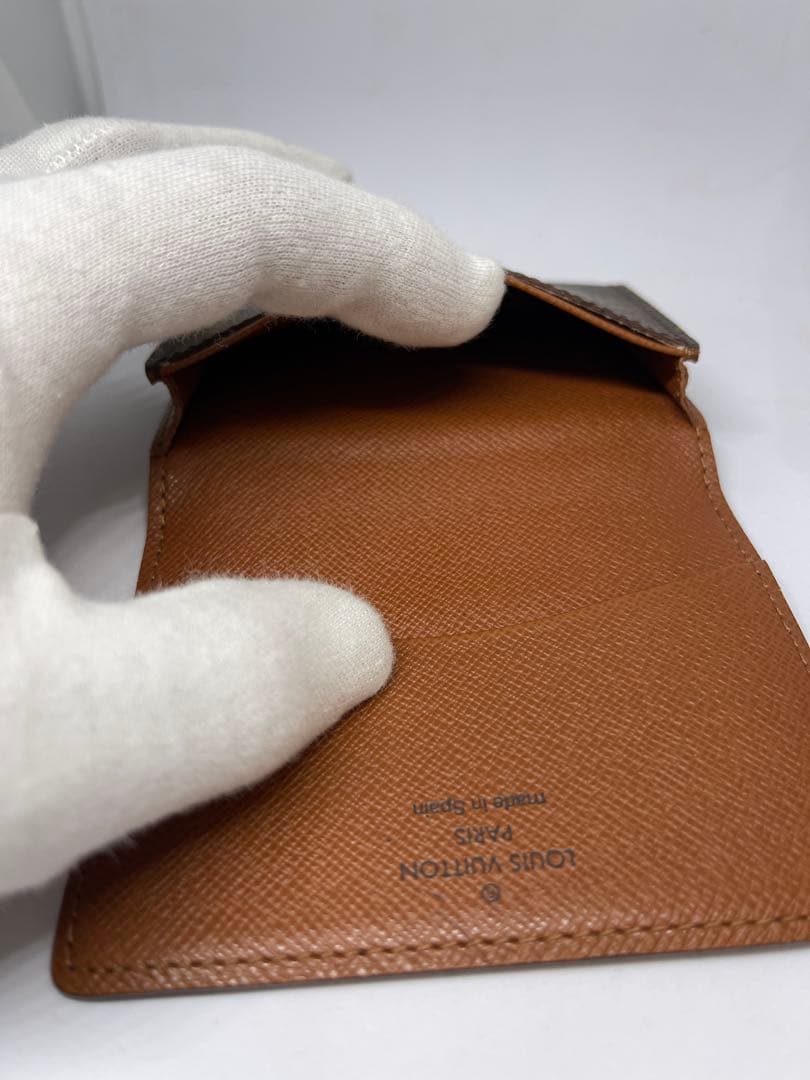 美品　ルイヴィトン　モノグラム　アンヴェロップ　　名刺入れ　カードケース