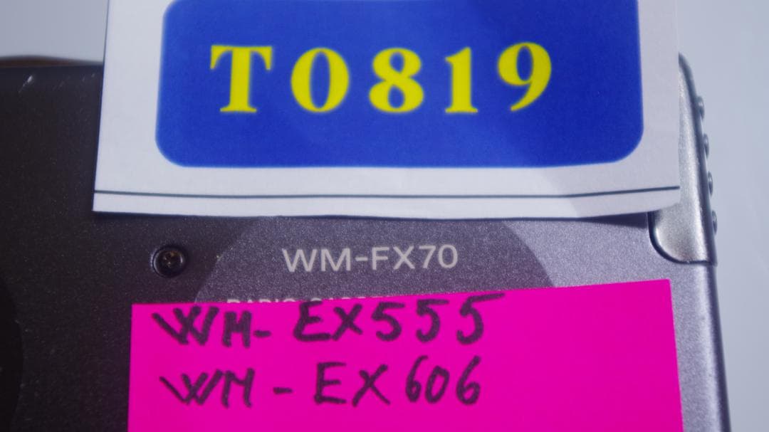 T0819 SONY WM-FX70/EX555/EX606 カセットウォークマ