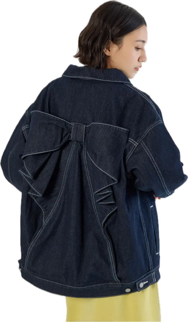 ロデオクラウンズ ビッグリボンデニムジャケットOne Wash 完売品