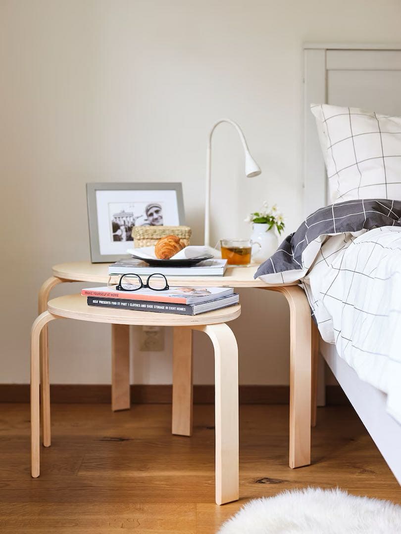 IKEA スヴァルスタ　SVALSTA ネストテーブル　2点セット