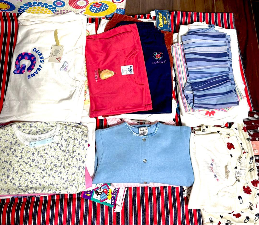 新品　海外ブランド女の子服（60〜130cm）40着　単価500円以下