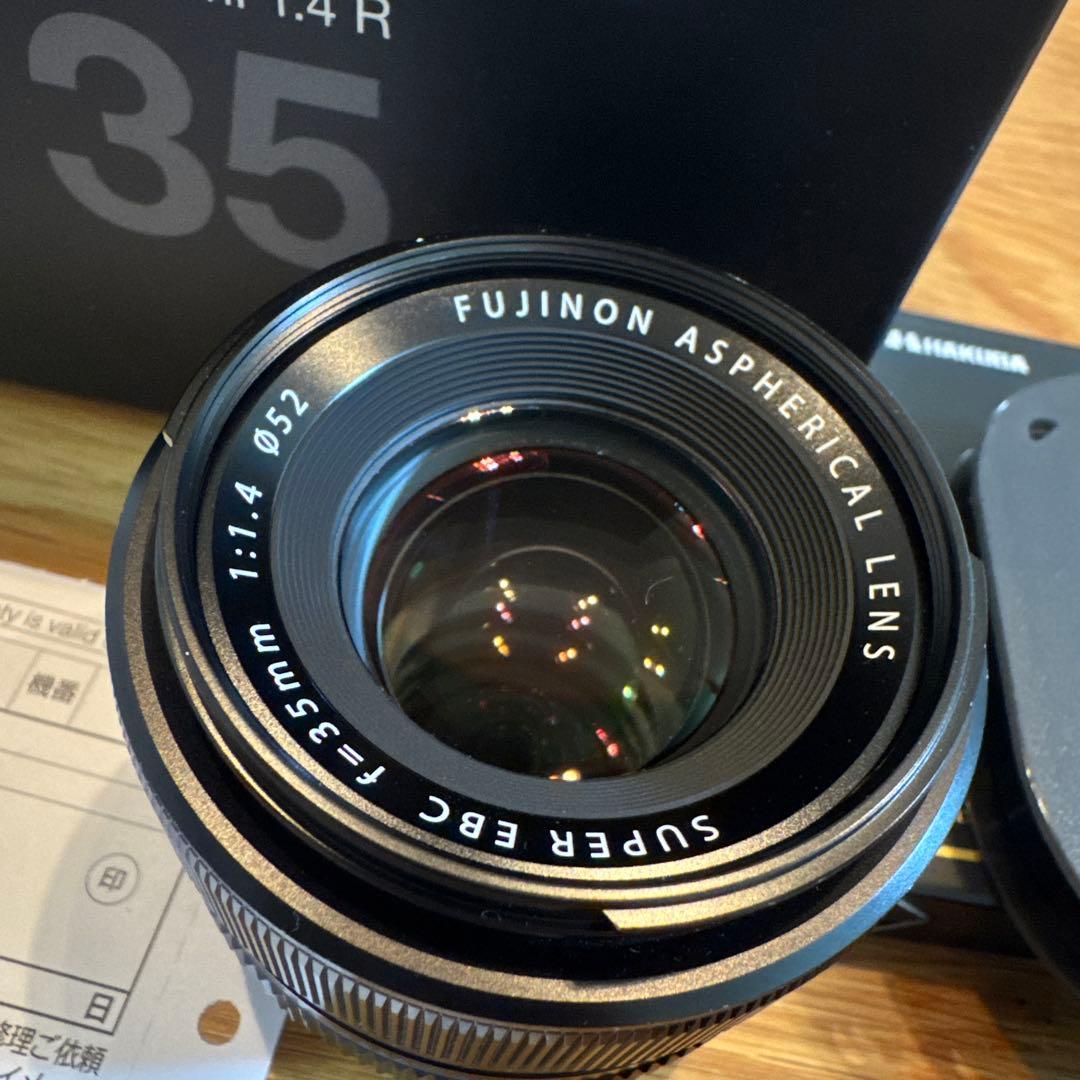 FUJIFILM XF35mmF1.4 R レンズ 付属品完備