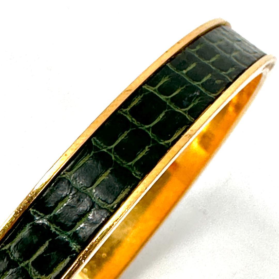 【箱付き】HERMES ゴールド ケリー南京錠 バングル ブレスレット