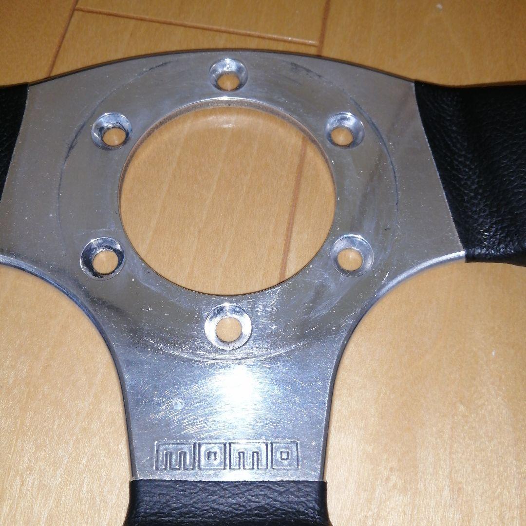 さ*と様 MOMO ステアリング・ハンドル本体 3スポーク ブラック　コマンド