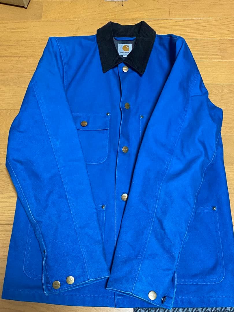 カーハート carhartt ミシガン　チョアコート　WIP　　レア　ブルーS