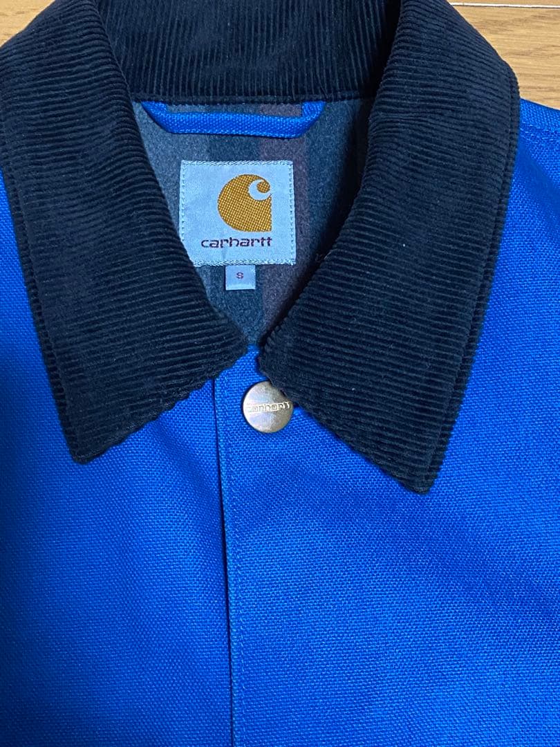 カーハート carhartt ミシガン　チョアコート　WIP　　レア　ブルーS