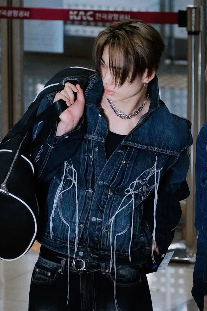 ジャケット・アウター thug club tribal denim jacket black