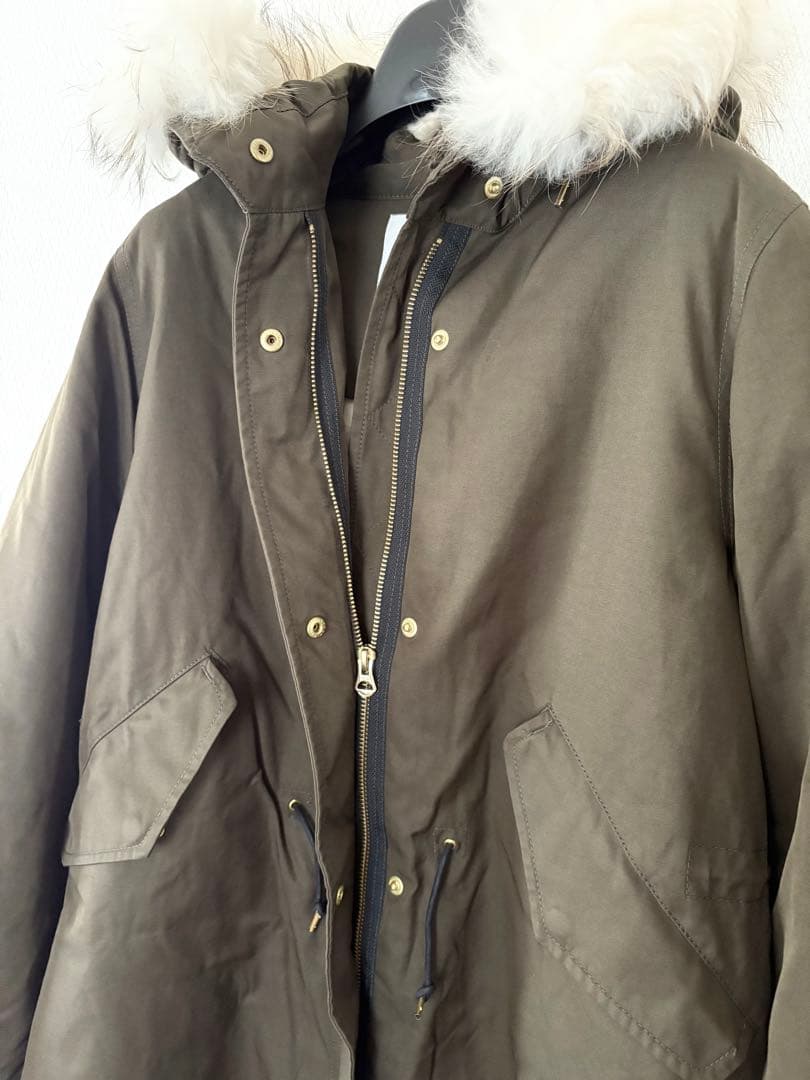 IENA イエナ オリーブ ファー ライナー付き モッズコート